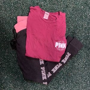 PINK outfit bundle !! Leggings and t-shirt